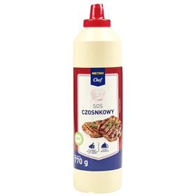 METRO CHEF KNOBLAUCHSAUCE 770 G 6 STÜCK