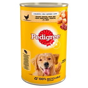 PEDIGREE NASSFUTTER FÜR HUNDE IN GELEE MIT HUHN UND KAROTTE 1,2 KG