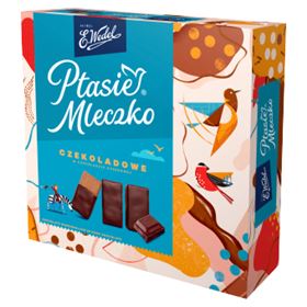 E.WEDEL SCHOKOLADENMILCH IN Zartbitterschokolade 340 G 18 STÜCK