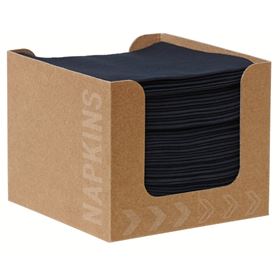 DUNI SERVIETTEN SCHWARZ 20 X 20 CM 50 ST