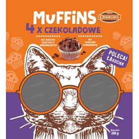 SCHOKOLADENMUFFINS STÄRKE 280 G
