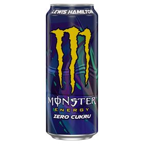 MONSTER ENERGY LEWIS HAMILTON CARBON ENERGY DRINK 500ML 12 STK