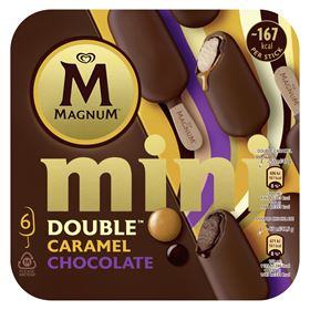 MAGNUM MINI EIS DOPPELTE KARMELSCHOKOLADE 330 ML 6 STÜCK