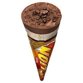 LION CARAMEL EIS UND COOKIES GESCHMACKENES EIS MIT KARAMELLSAUCE 110 ML 24 STÜCK