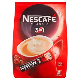 NESCAFE 3IN1 KLASSISCHES LÖSLICHES KAFFEEGETRÄNK 360 G (20 X 18 G)