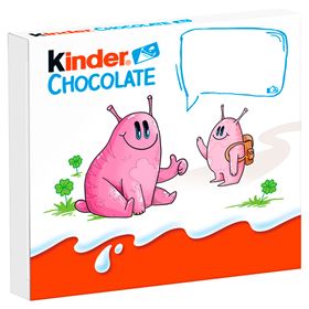KINDER SCHOKOLADEN-MILCH-SCHOKOLADENRIEGEL MIT MILCHFÜLLUNG 50 G (4 X 12,5 G) 20 STÜCK