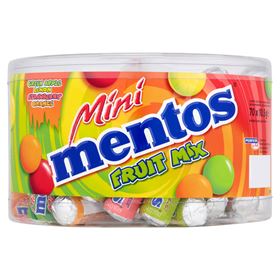 MENTOS MINI-FRUCHT-MIX-KAUBOGEN 10,5 G 70 STÜCK