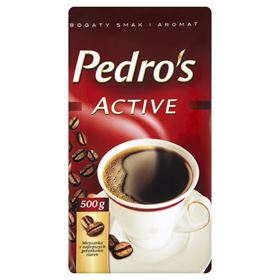PEDRO'S ACTIVE GEMAHLENER KAFFEE 500 G 12 STK