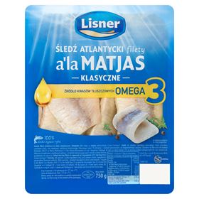 LISNER HERINGSFILETS A'LA MATJAS IN ÖL 750 G