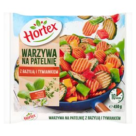 HORTEX-GEMÜSE FÜR GEBRATENES BASILIKUM UND THYMIAN 450 G