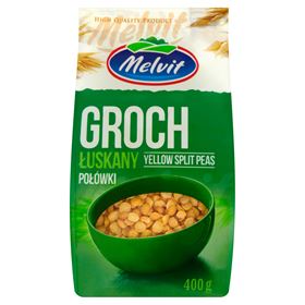 MELVIT GESCHALTE ERBSEN HÄLFTE 400 G