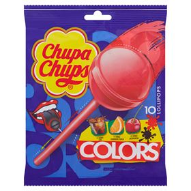 CHUPA CHUPS LOLLIES MIT VERSCHIEDENEN GESCHMACKEN 120G (10 STÜCK)