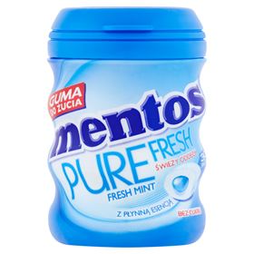 MENTOS PURE FRESH FRISCHE MINT ZUCKERFREI KAUGUMMIS 60 G (30 STÜCK)