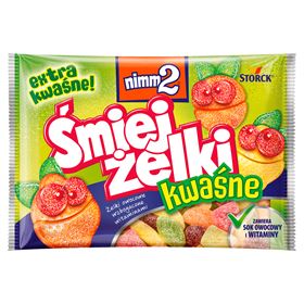 NIMM2 ŚMIEJŻELKI SÄURE FRUCHTGUMMIES, ANGEREICHERT MIT VITAMINEN 100 G