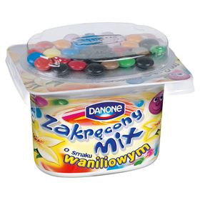 DANONE TWISTED MIX VANILLE JOGHURT 125 G