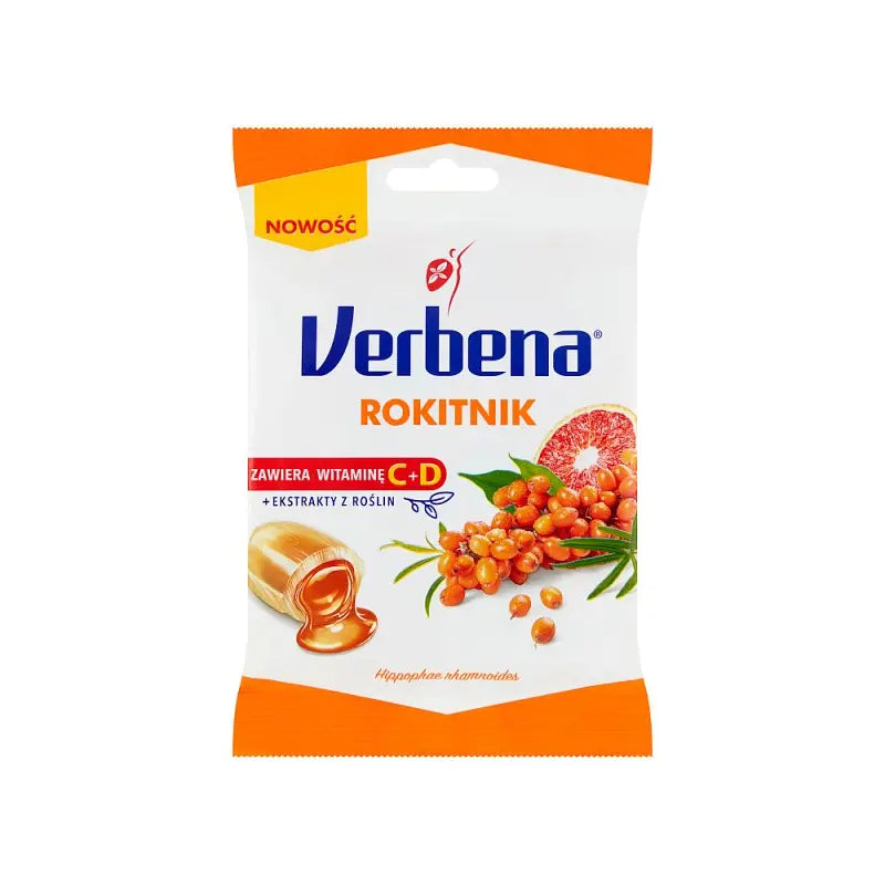 Kräuterbonbons Sanddorn 60g VERBENA - Biolaboratorium