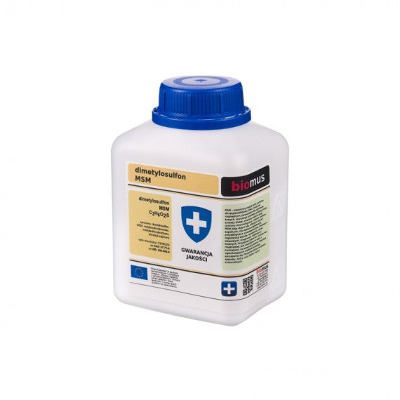 MSM Dimethylsulfon. Methylsulfonylmethan. Organischer Schwefel 500g BIOMUS - Biolaboratorium