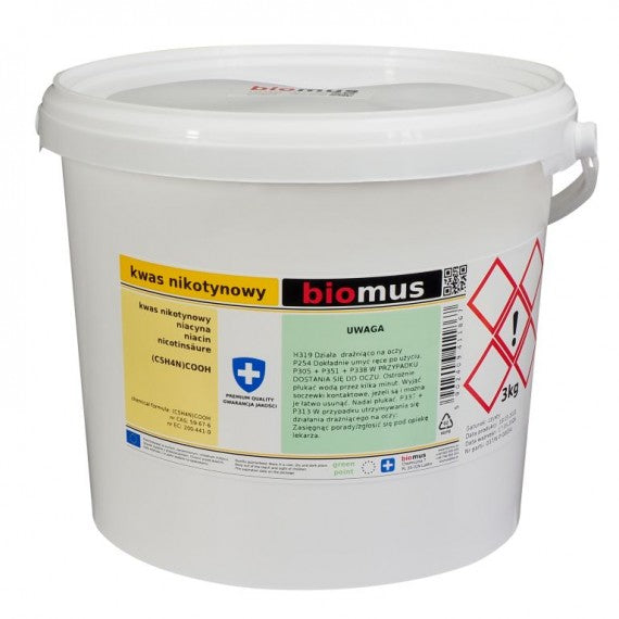 Nikotinsäure Niacin 3kg BIOMUS - Biolaboratorium