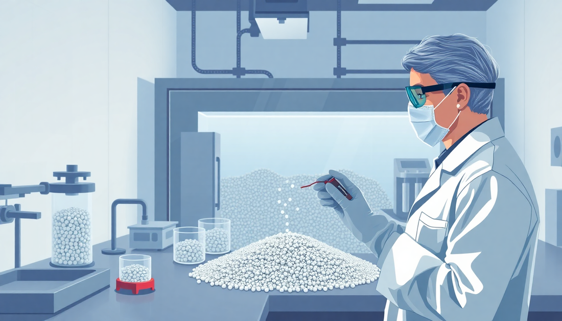 Sichere Handhabung von Bleigranulat in Labor und Industrie