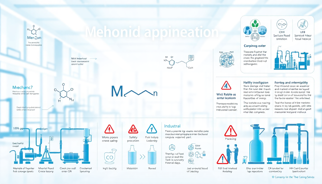 Le Méthanol : Propriétés, Applications Industrielles et Considérations de Sécurité
