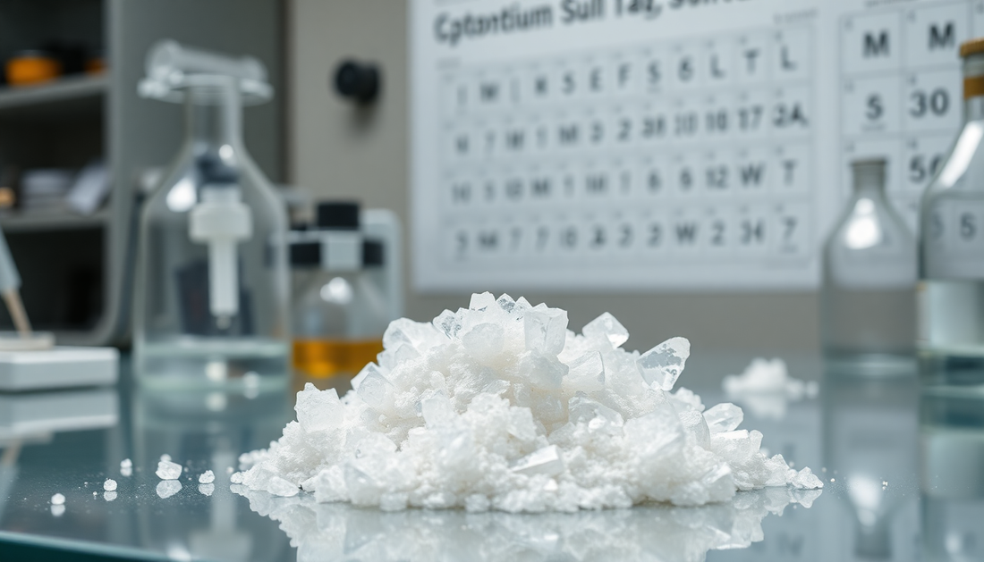 Strontiumsulfat – Vielseitiger Industrierohstoff mit besonderen Eigenschaften