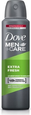 DOVE MEN+CARE EXTRA FRISCHES ANTIPERSPIRANT AEROSOL 150ML - Biolaboratorium
