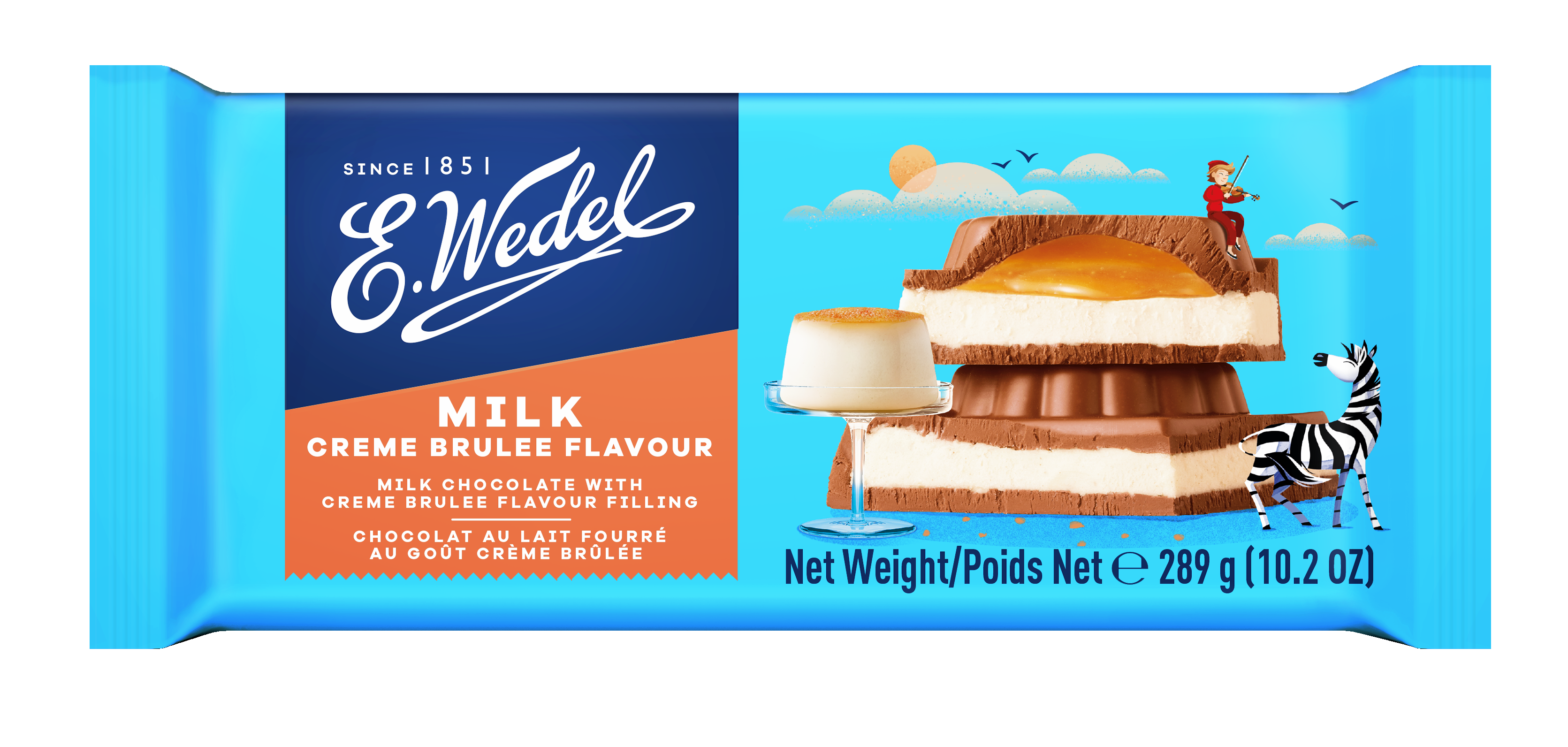 Creme Brulee Milchschokolade E. Wedel 289g - Biolaboratorium