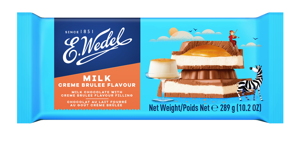 Creme Brulee Milchschokolade E. Wedel 289g - Biolaboratorium