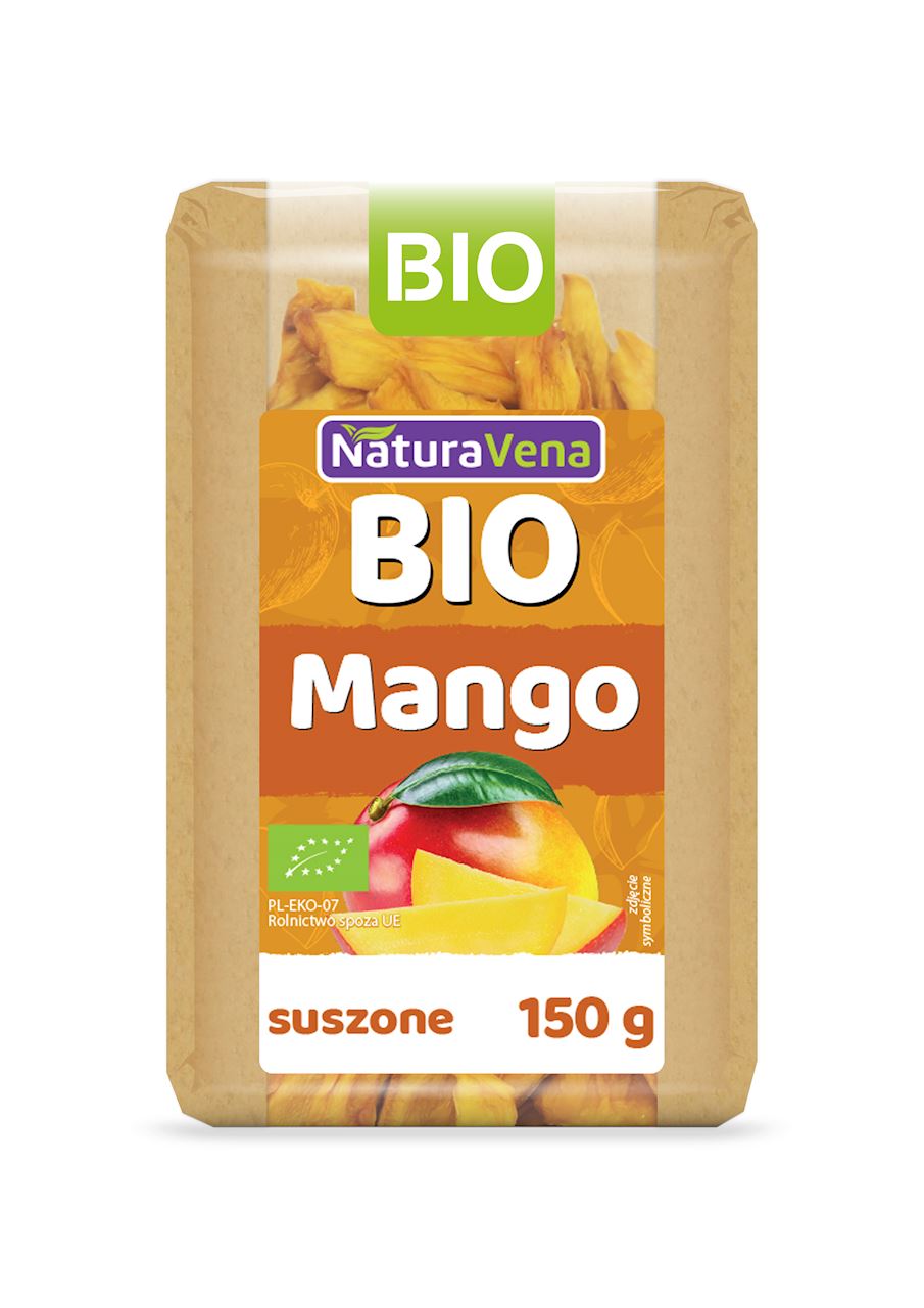 GETROCKNETE MANGOS BIO 150 g – NATURAVENA MHD: 10-2026
