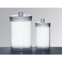 Kunststoff-Wägebälter von WARCHEM, 20 ml, transparent, rechteckiges Behälter mit Messskala für präzises Wiegen.
