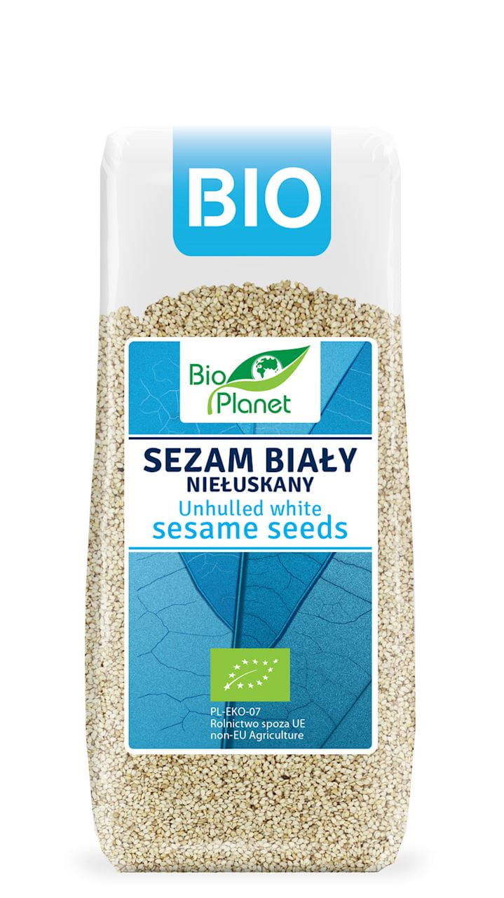 WEISSER SESAM, UNGESCHÄLT, BIO, 200 g – BIO PLANET MHD: 10-2026