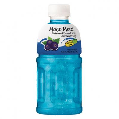 Mogu Mogu Schwarze Johannisbeere Nata de Coco 320ml - Biolaboratorium