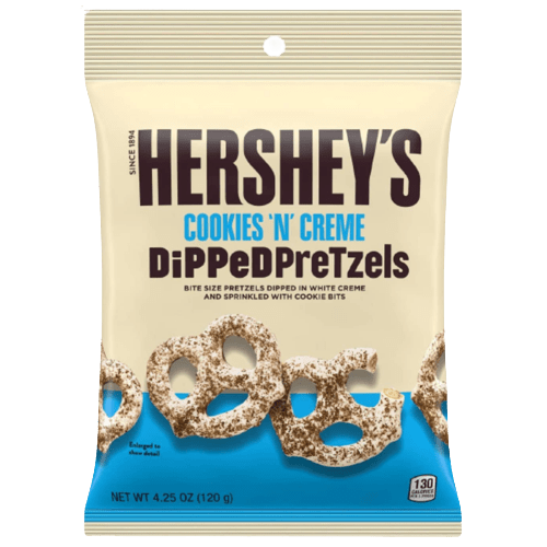Hersheys Cookies N Cream Dipped Brezels - Biolaboratorium