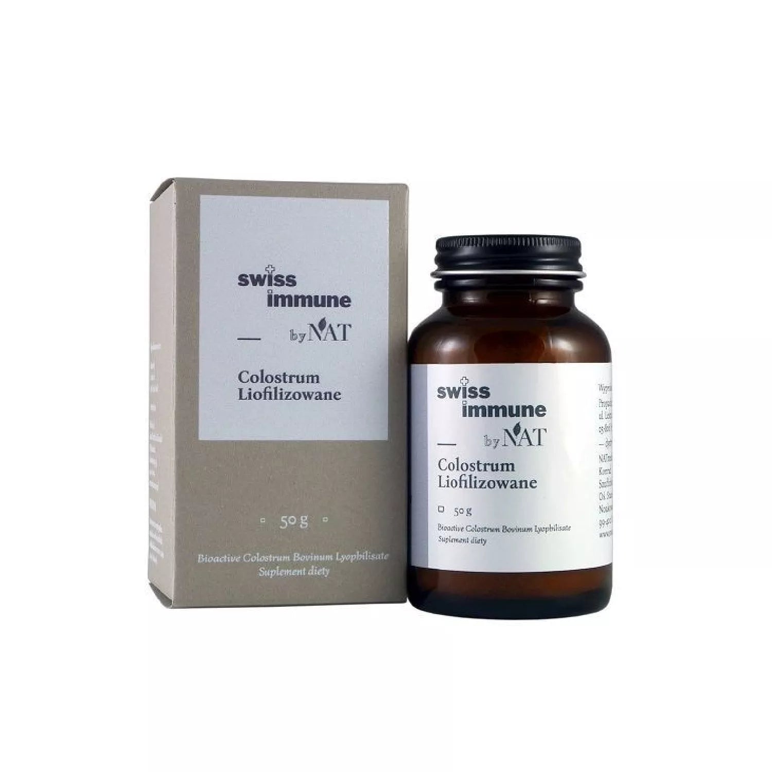 Gefriergetrocknetes Colostrum 50g (100 Tage) Swiss Immun NAT - Biolaboratorium