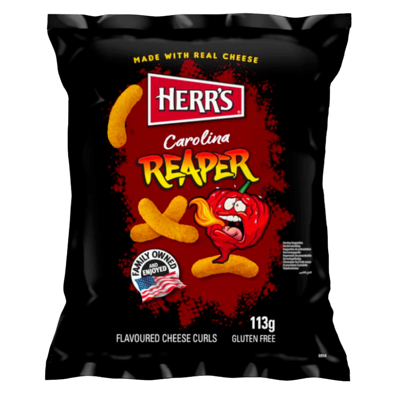 Herr's Carolina Reaper Cheese Curls - Biolaboratorium