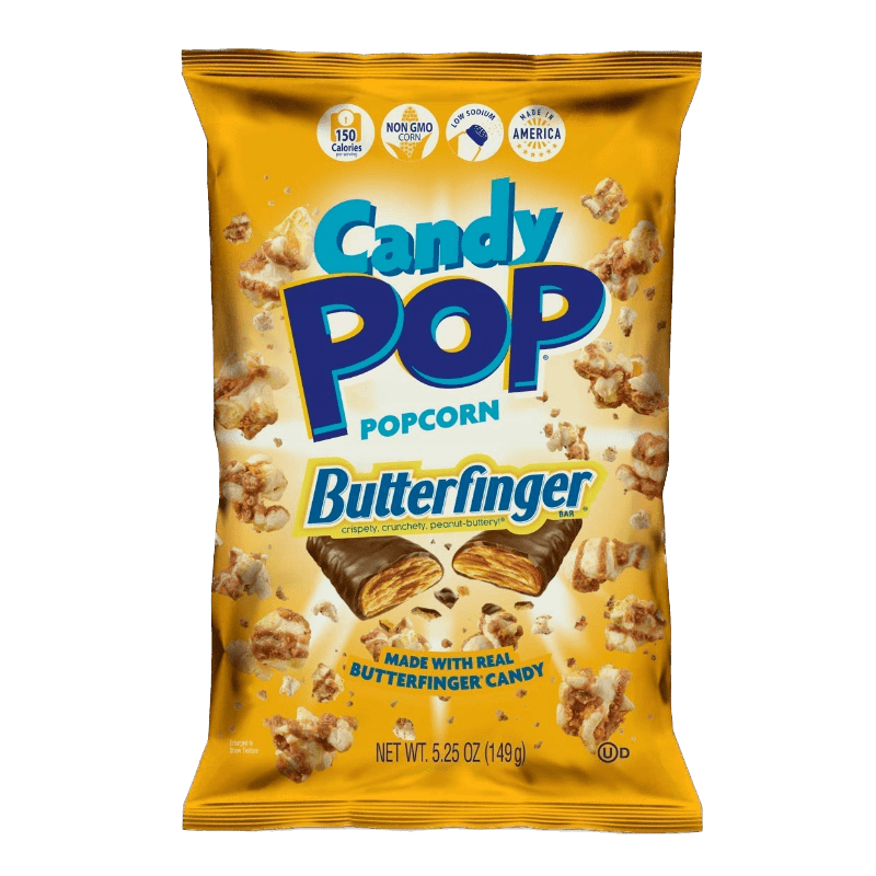 Candy Pop Butterfinger Popcorn - Biolaboratorium