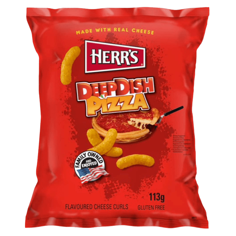 Herr's Deep Dish Pizza Cheese Curls - Biolaboratorium