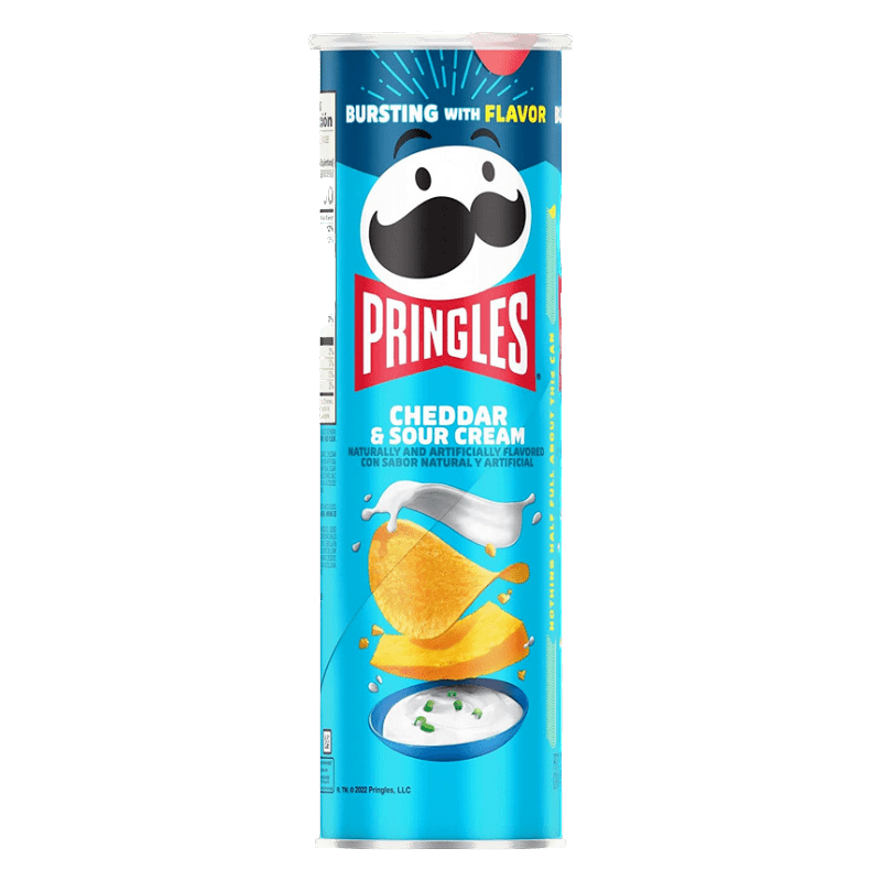 Pringles Cheddar & Sour Cream Mexiko - Biolaboratorium