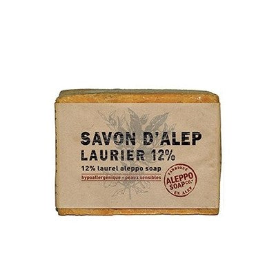 Seife mit Aleppo 12% Lorbeeröl 200g TADE - Biolaboratorium