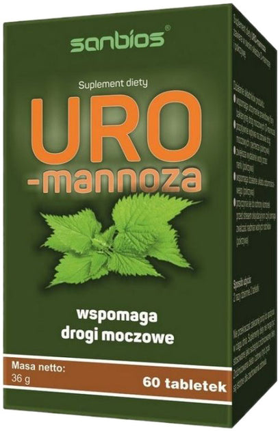 Uro - Mannose 60 Tabletten. SANBIOS - Biolaboratorium