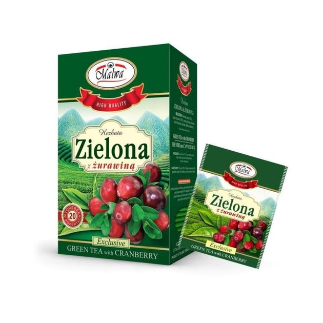 Grüner Tee + Cranberry Fix 20 x 2g LACE - Biolaboratorium