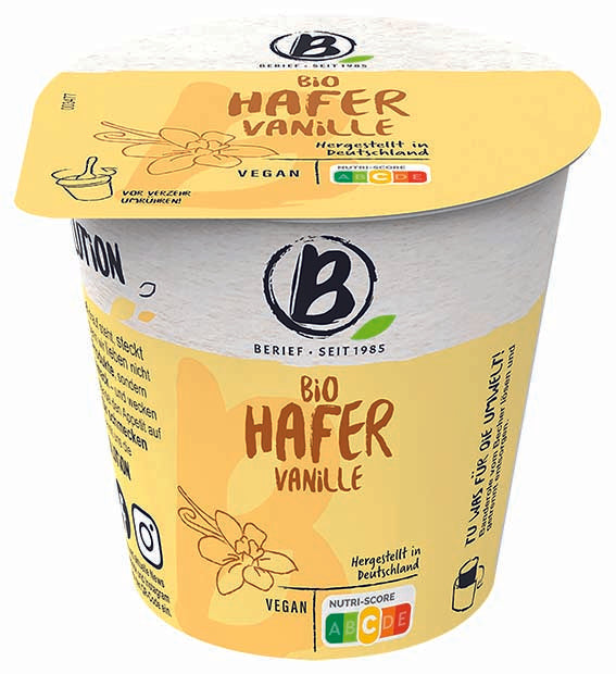 Vanille-Haferprodukt BIO 150 g - BERIEF - Biolaboratorium