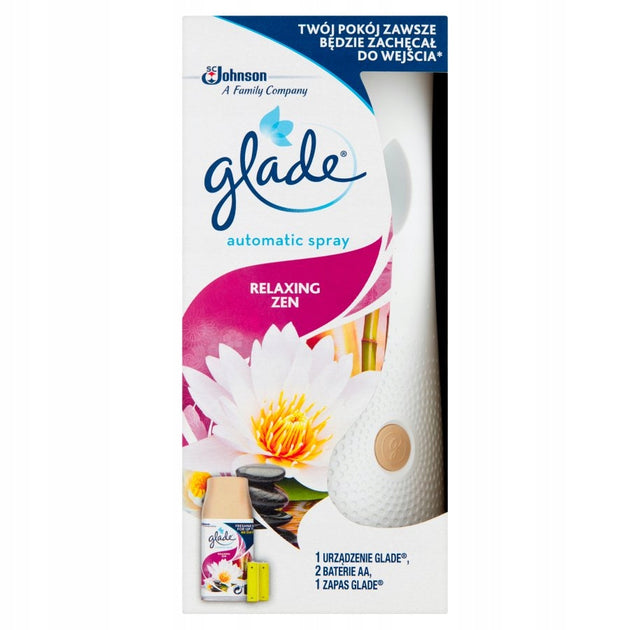 GLADE AUTOMATISCHES SPRAY ENTSPANNENDER ZEN AUTOMATISCHER LUFTERFRISCHER 269 ML - Biolaboratorium