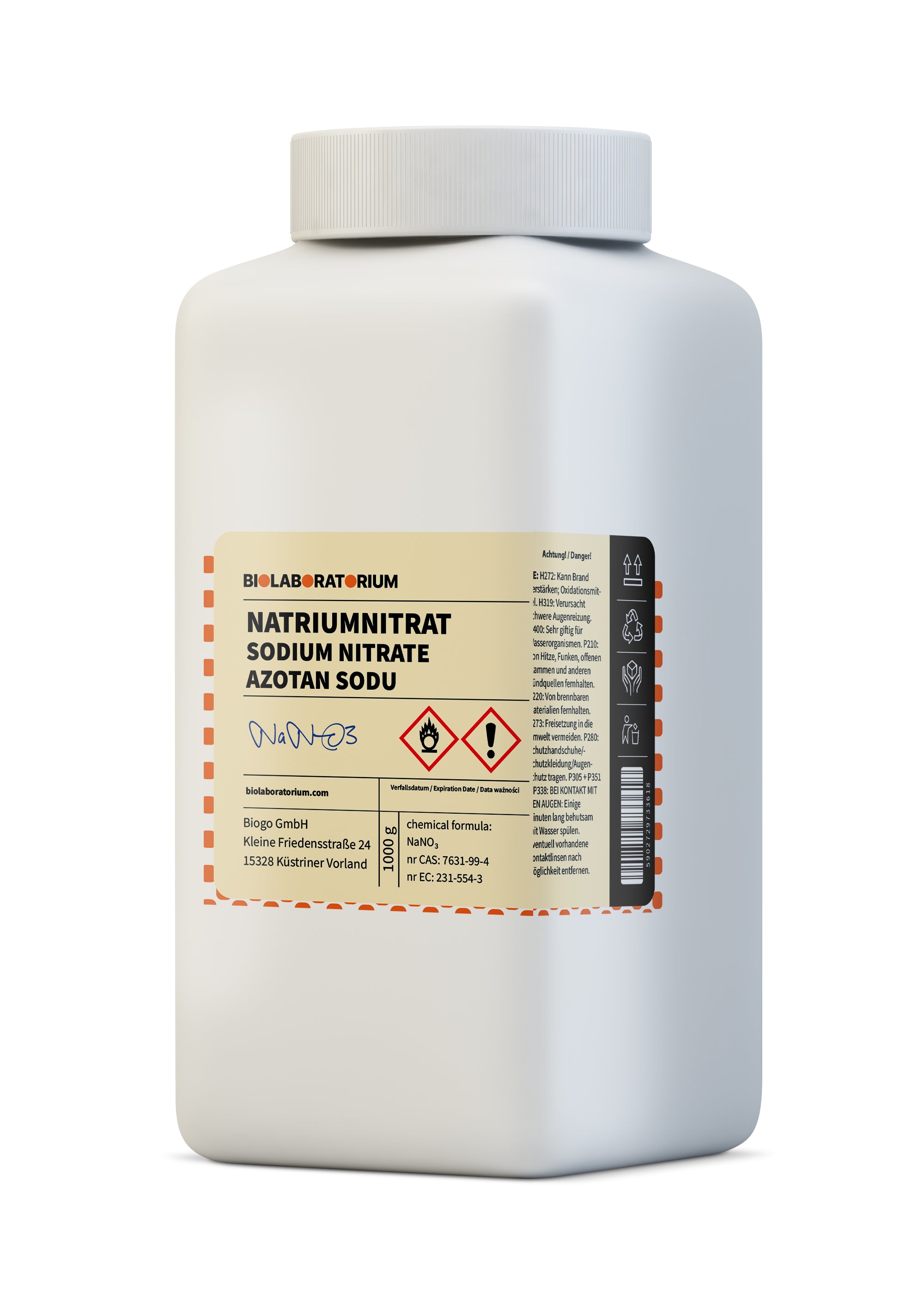 Natriumnitrat 5kg BIOLABORATORIUM - Biolaboratorium