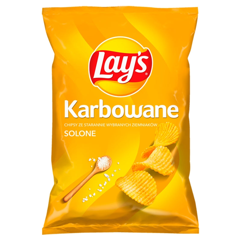 Lay's Crimped Salted 130g - Biolaboratorium