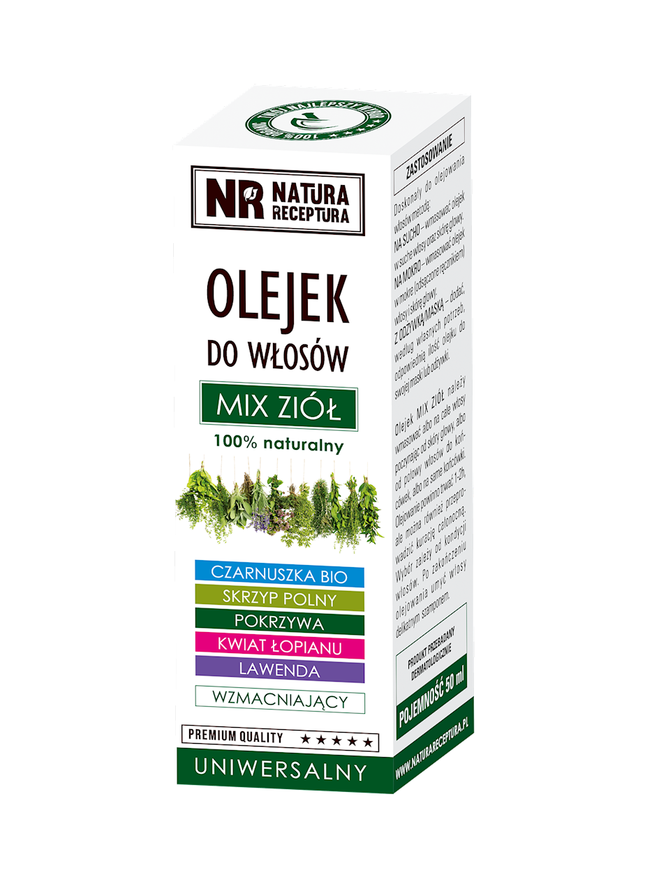 Haaröl Kräutermischung 50ml NATURREZEPT - Biolaboratorium
