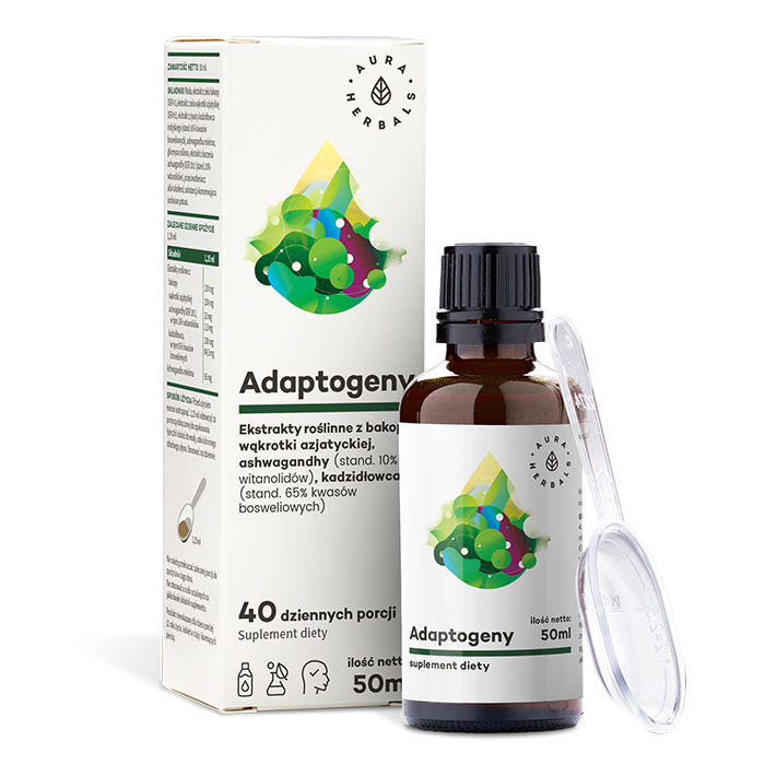 Adaptogene - Pennywort Ashwagandha Räucherstäbchen - flüssig 50ml AURA HERBALS - Biolaboratorium