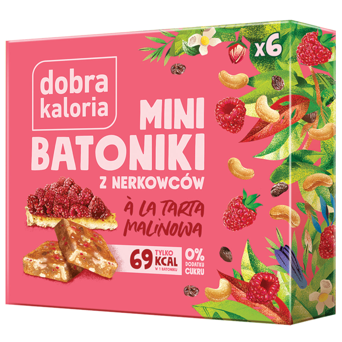 A'LA Mini-Cashewriegel Himbeertörtchen (6 x 17g) GOOD KALORIA - Biolaboratorium