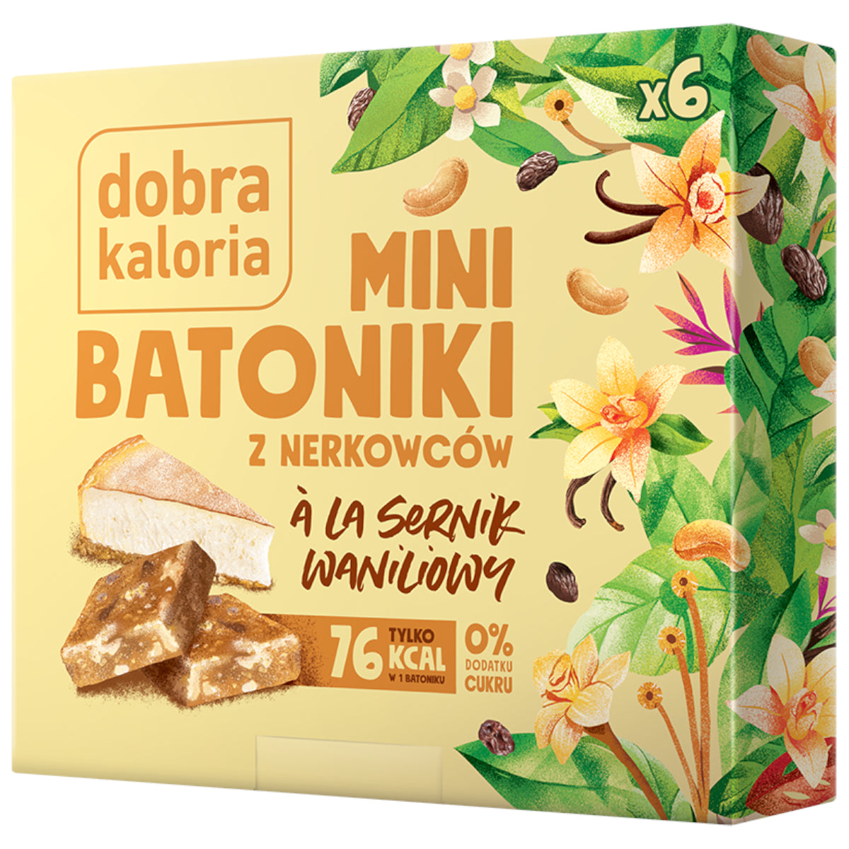 A'LA Mini-Cashewriegel Vanille-Cheesecake (6 x 17g) GOOD KALORIA - Biolaboratorium
