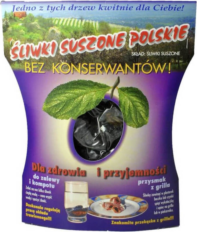 Getrocknete Pflaumen ohne Konservierungsstoffe, 200 g, Kalejdoskop MHD: 10-2026